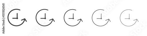 history icon simple illustration logo art