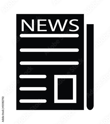 website line icon.News website icon in line style