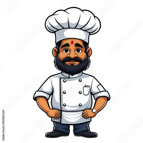 chef with a pan