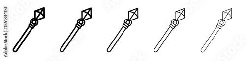 lance icon simple illustration logo art