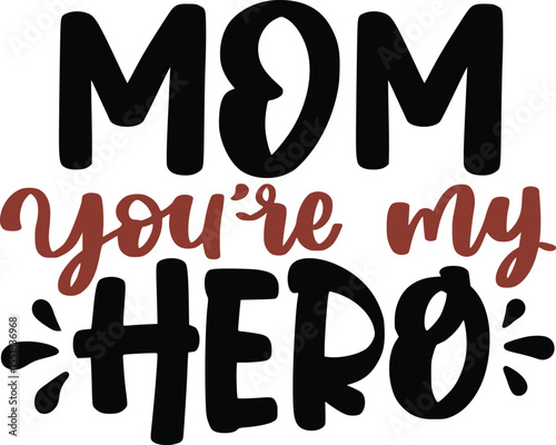 Mon you are my hero hand drawn font