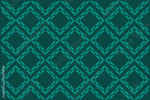 seamless floral pattern. Seamless damask pattern. Simple Indonesian ethnic style batik background with a tonal teal floral diamond pattern. Floral background design art 