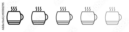 Mug icon simple illustration logo art