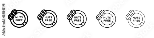 nuts free icon simple illustration logo art