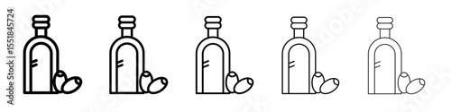 Olive oil icon simple illustration logo art