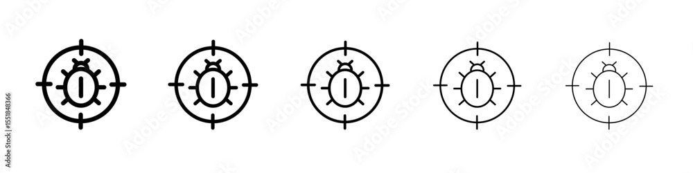 Obraz premium Pest control icon simple illustration logo art