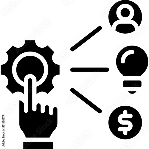 Resource Allocation Icon