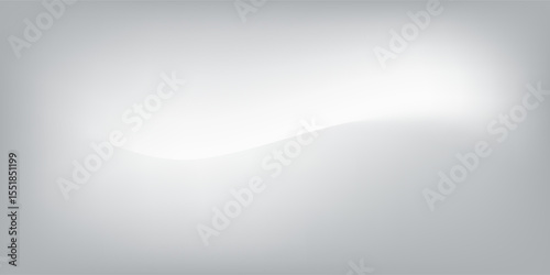 Silver foil background with metal mirror texture. Chrome gradient surface with light like could abstract