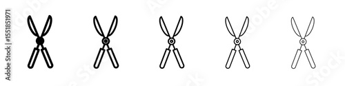 pruner icon simple illustration logo art