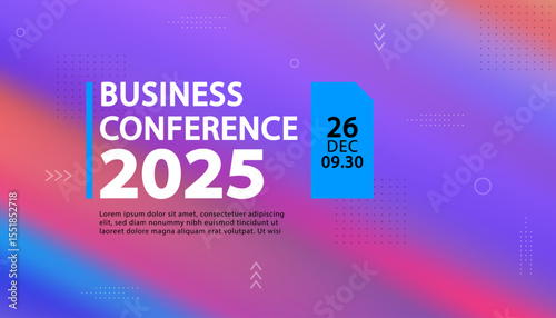 Best business yearly conference digital webinar banner template design, online meeting banner design. Web media event. Dynamic Background. Online Courses. Event Announcement. lecture promotion. vector