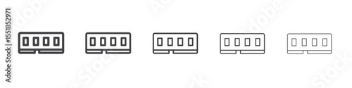 Ram icon simple illustration logo art