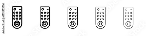 remote control icon simple illustration logo art