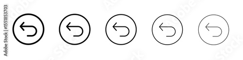 Reply icon simple illustration logo art