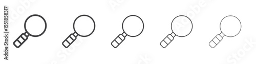 Search icon simple illustration logo art