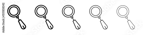 search icon simple illustration logo art