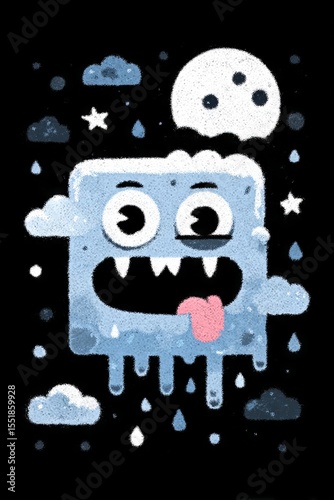 Climate change is illustrated in a chilling representation of a struggling planet earth