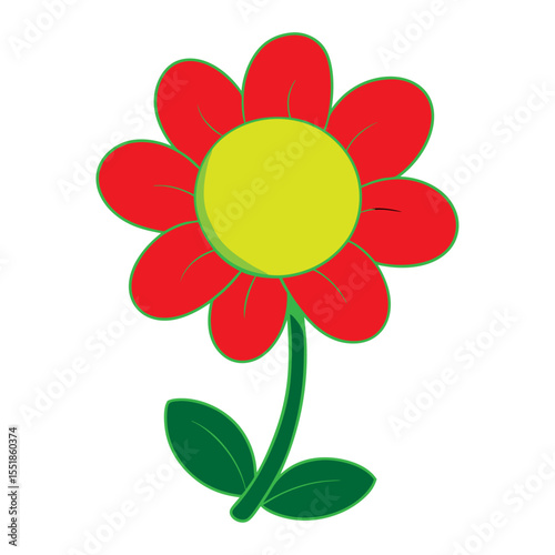 elegant red dahlia flower