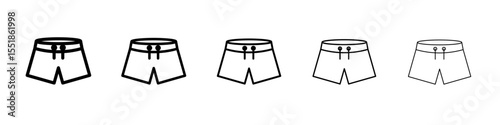 shorts icon simple illustration logo art