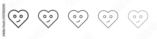 Smirking Face emoticon icon simple illustration logo art