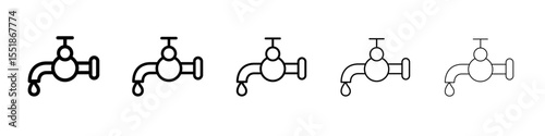 Tap icon simple illustration logo art