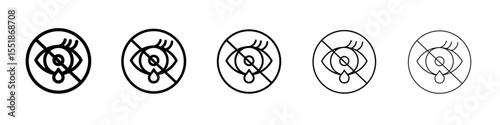 Tears free icon simple illustration logo art