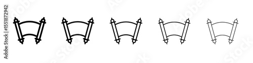 Torah icon simple illustration logo art