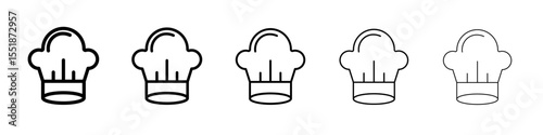 toque icon simple illustration logo art