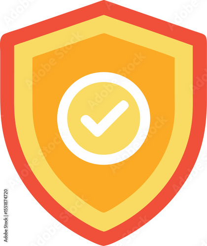 shield vector outline icon on white or transparent background. Military Solid Editable Icon