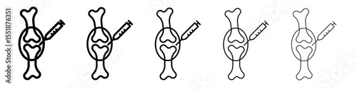 Treatment arthritis icon simple illustration logo art