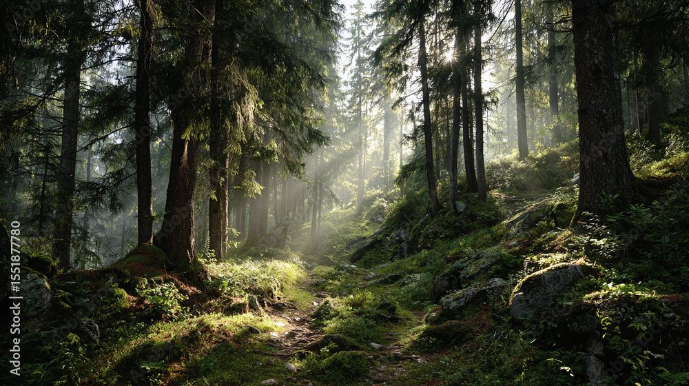 Fototapeta premium The fairyland-like natural scenery