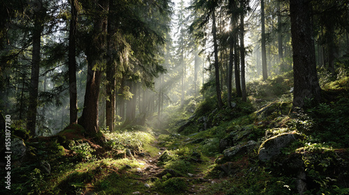 The fairyland-like natural scenery