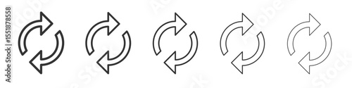 Update icon simple illustration logo art