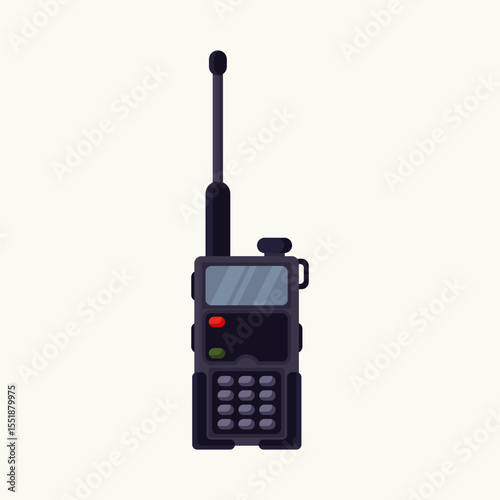 Portable Handheld Two-Way Radio Communication Device Design and Functionality