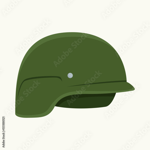 Military Helmet Green Protective Headgear for Soldiers and Combat