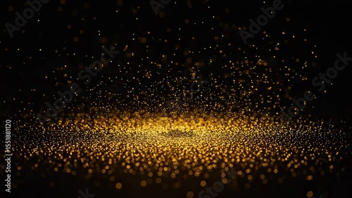 Wallpaper Mural Glitter particles floating in space, camera orbits around, shiny aesthetic.  Torontodigital.ca