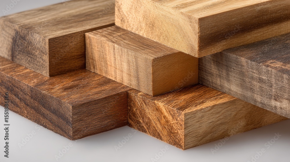 Stacked wooden blocks showcasing natural textures and colors. Stacked wooden blocks showcasing natural textures and colors.
