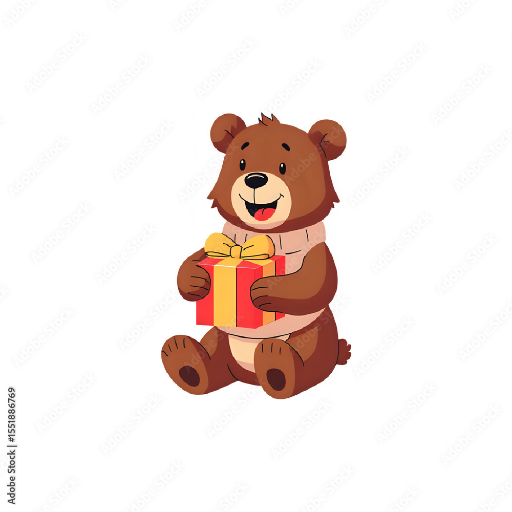 Fototapeta premium teddy bear with heart