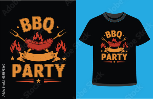 BBQ Boss  Bold T-Shirt Vector for Grill Lovers.

