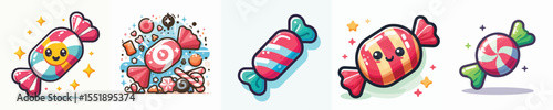 vector of a candy