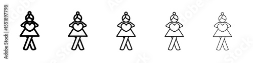 Your self care icon simple illustration logo art