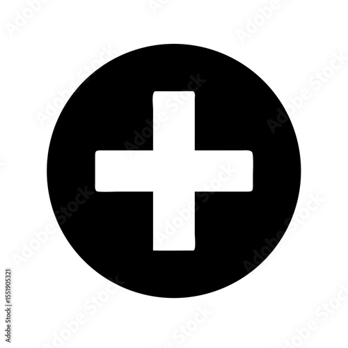 medical cross icon vector illustration