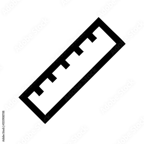 ruler icon illustration