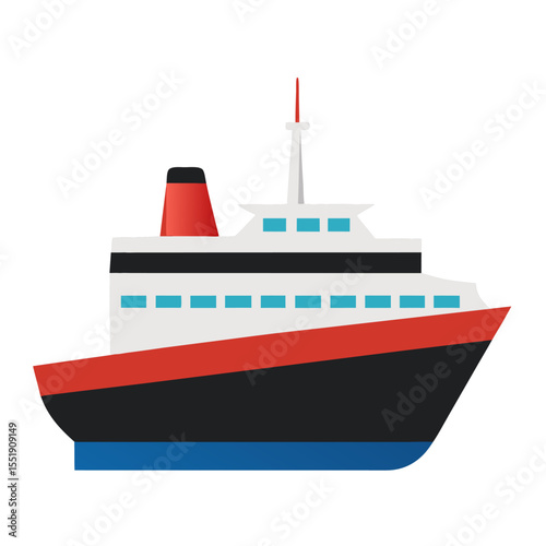 Andrea Doria on white background