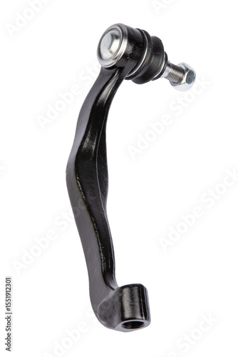 Auto suspension parts, stabilizer bar on a white background