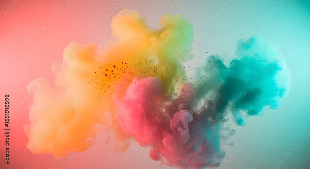 Fototapeta premium Bright Light Effects and Vibrant Colors for Visual Impact