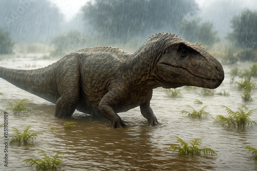 Giganotosaurus - huge lizard like creature photo