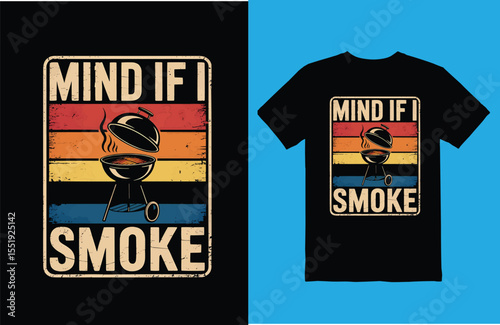 License to Grill – BBQ T-Shirt Vector for Cookout Fans.

