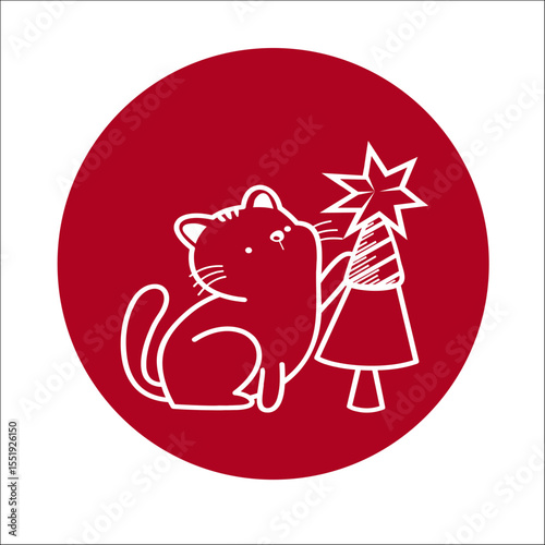 MASCOTAS ICONOS GATOS KITTY CAT LOVER SIGNOS LOGOS LOGOTIPOS MARCA GRAFICA