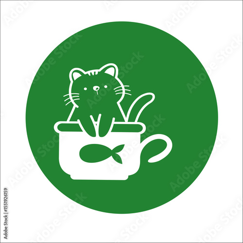 MASCOTAS ICONOS GATOS KITTY CAT LOVER SIGNOS LOGOS LOGOTIPOS MARCA GRAFICA