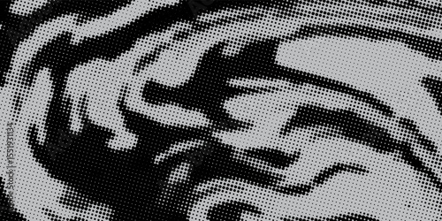 Dot white gray wave light technology texture background. Abstract big data digital concept.